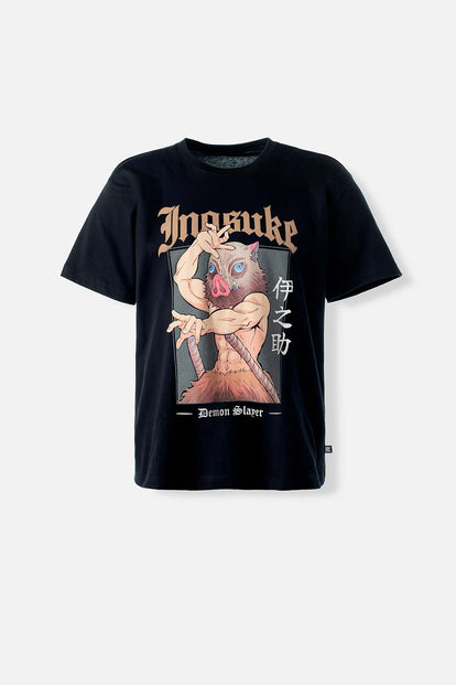  POLERA DE DEMON SLAYER REGULAR FIT PARA HOMBRE