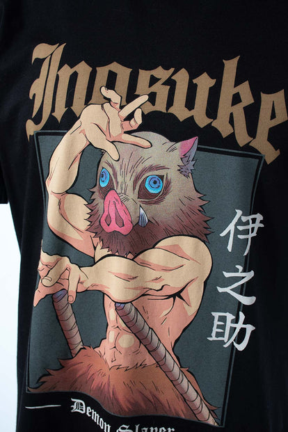  POLERA DE DEMON SLAYER REGULAR FIT PARA HOMBRE