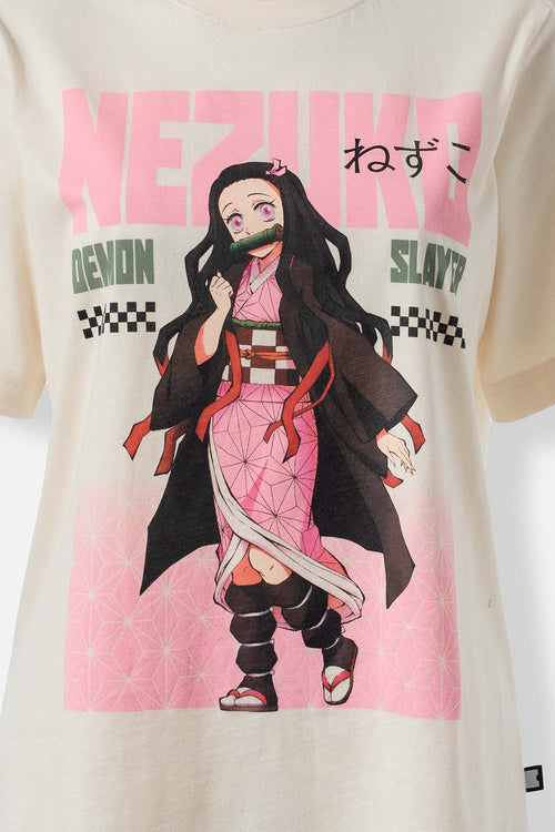 Card slide image -  POLERA DE DEMON SLAYER REGULAR FIT PARA MUJER