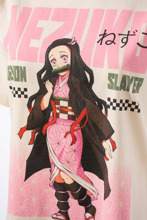 Card slide image -  POLERA DE DEMON SLAYER REGULAR FIT PARA MUJER