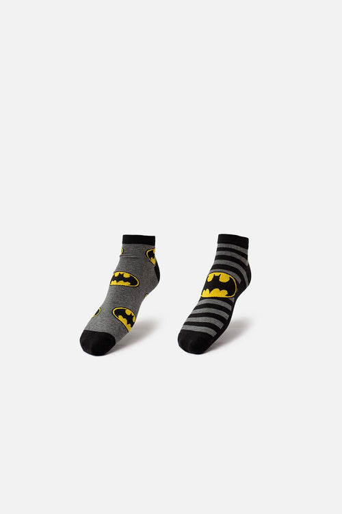 Card slide image -  PACK X2 MEDIAS TOBILLERAS DE BATMAN PARA HOMBRE