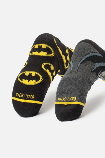  PACK X2 MEDIAS LARGAS DE BATMAN PARA HOMBRE